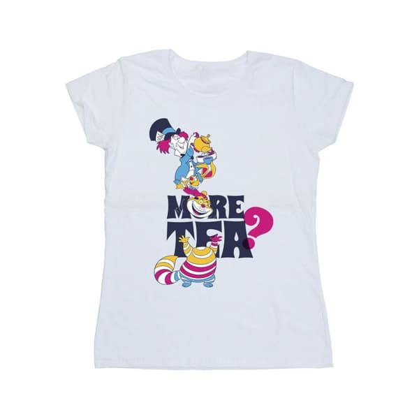 Disney Dam/Tjej - Alice i underlandet - More Tea - Bomulls-T-shirt