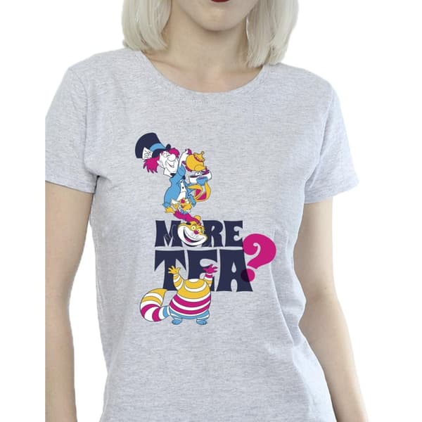 Disney Dam/Tjej - Alice i underlandet - More Tea - Bomulls-T-shirt