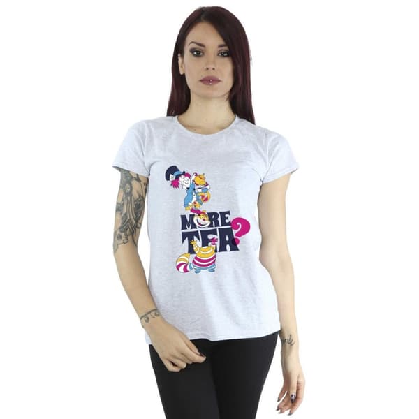Disney Dam/Tjej - Alice i underlandet - More Tea - Bomulls-T-shirt