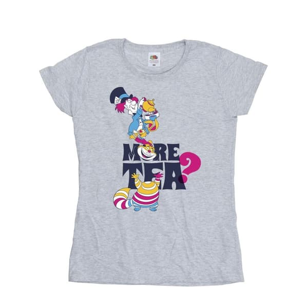 Disney Dam/Tjej - Alice i underlandet - More Tea - Bomulls-T-shirt