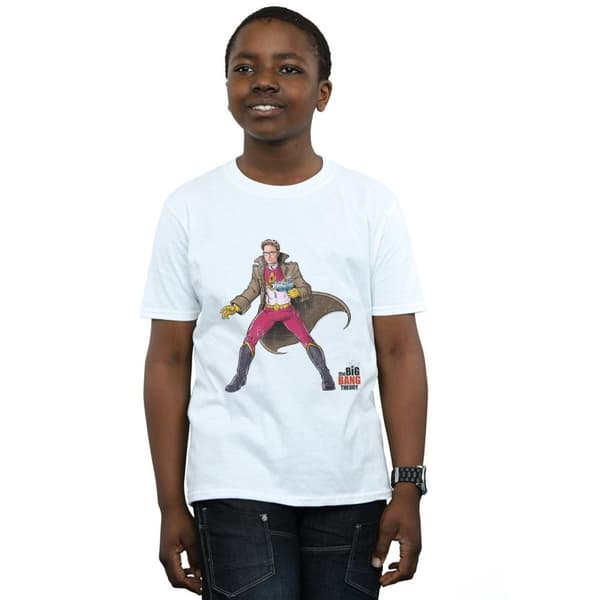 The Big Bang Theory Boys Leonard Superhero T-Shirt