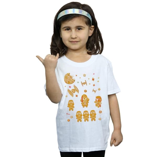 Star Wars T-shirt i bomull för flickor - Gingerbread Empire