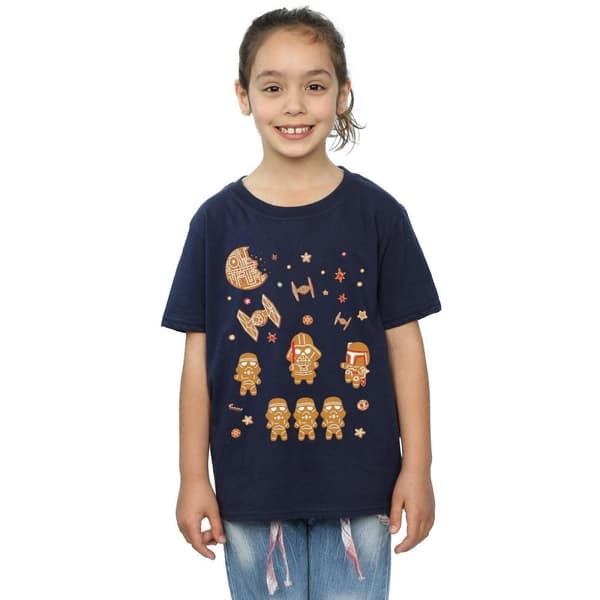 Star Wars T-shirt i bomull för flickor - Gingerbread Empire