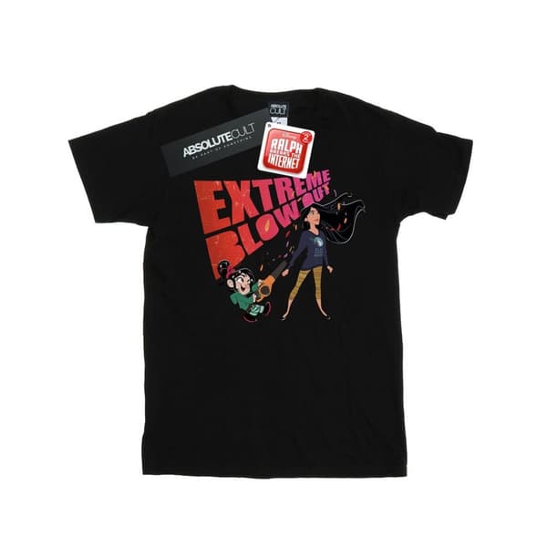 Disney Mens Wreck It Ralph Pocahontas And Vanellope T-Shirt