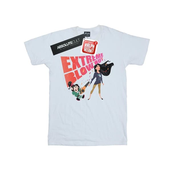 Disney Mens Wreck It Ralph Pocahontas And Vanellope T-Shirt