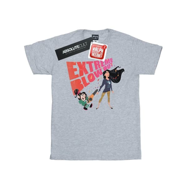Disney Mens Wreck It Ralph Pocahontas And Vanellope T-Shirt