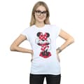 Miniatyrbild 2 av 3: Disney Dam/Lady Minnie Mouse Bow Eyes T-shirt i bomull