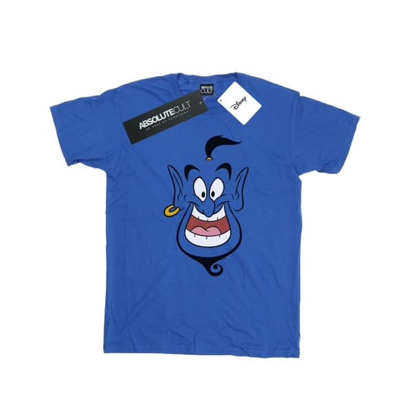 Disney Dam/Lady Aladdin Genie Face Boyfriend T-shirt i bomull