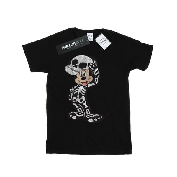 Disney Musse Pigg Skelett T-shirt i bomull för flickor