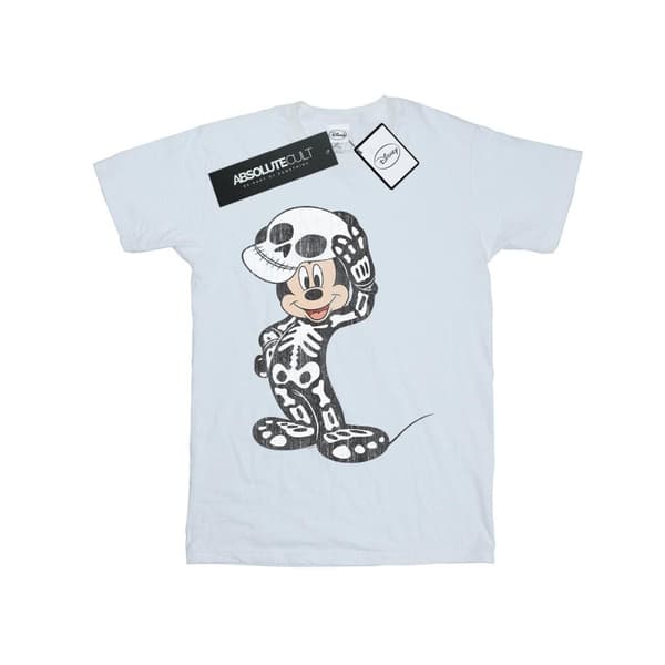 Disney Musse Pigg Skelett T-shirt i bomull för flickor