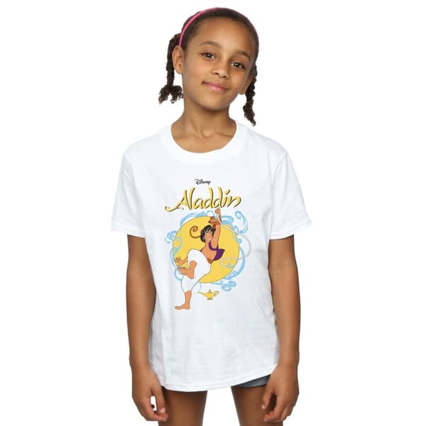 Disney Girls Aladdin Rope Swing Cotton T-Shirt