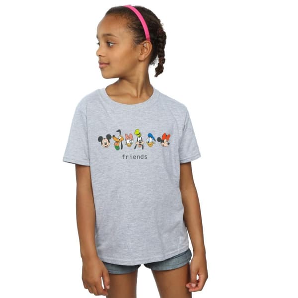 Disney T-shirt i bomull med Musse Pigg och vänner för flickor