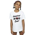 Miniatyrbilde 3 av 4: Disney Girls Minnie Mouse Happiest Mom Ever Cotton T-Shirt