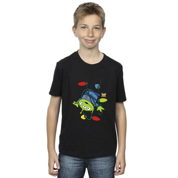 Disney Pojkar Toy Story - T-shirt med julbelysning och utomjordingar