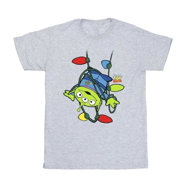 Disney Pojkar Toy Story - T-shirt med julbelysning och utomjordingar