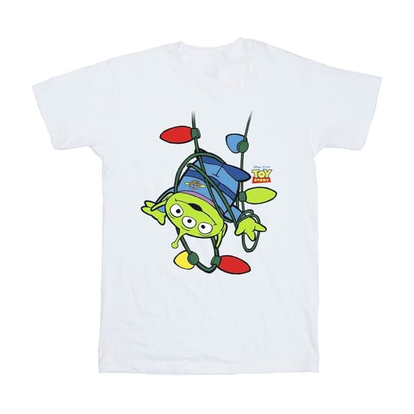 Disney Pojkar Toy Story - T-shirt med julbelysning och utomjordingar