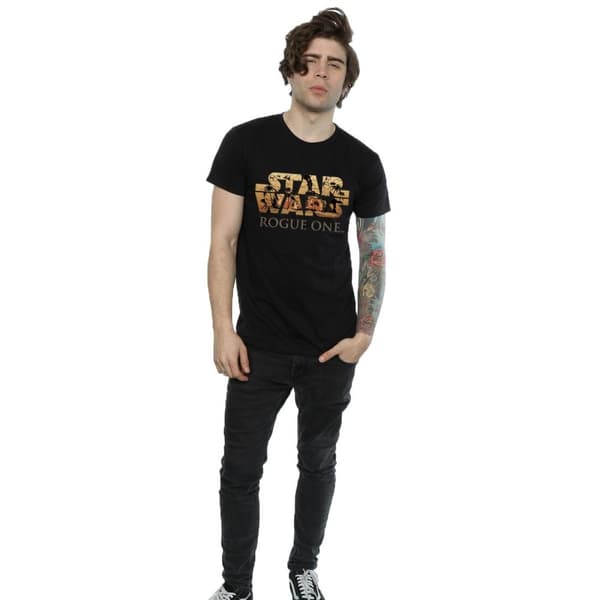 Star Wars Mens Rogue One Logo Scene T-Shirt