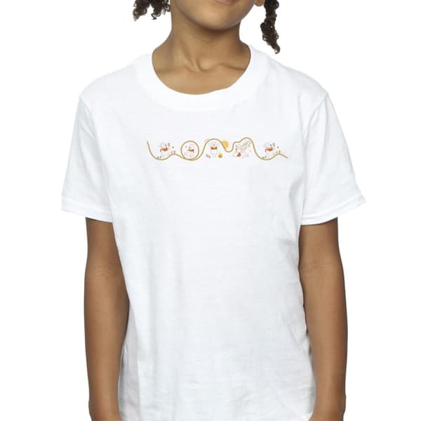 Disney Winnie the Pooh Tigger Line - T-shirt i bomull för flickor