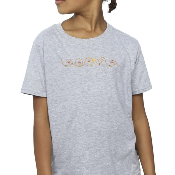 Disney Winnie the Pooh Tigger Line - T-shirt i bomull för flickor
