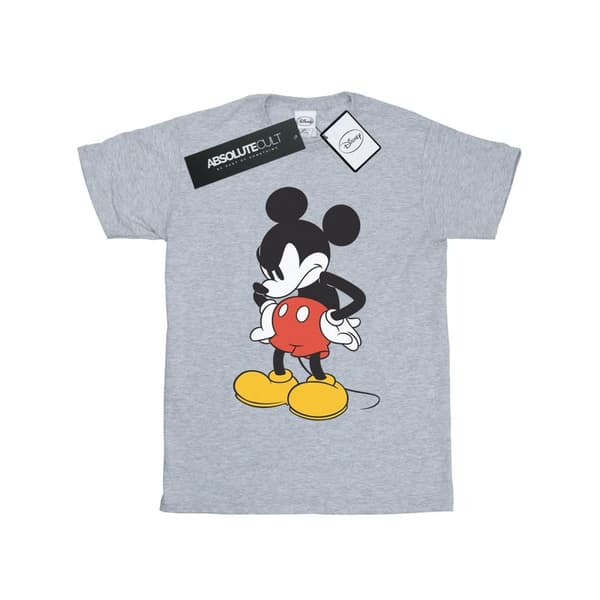 Disney T-shirt i bomull för flickor med Musse Piggs arga blick nedåt