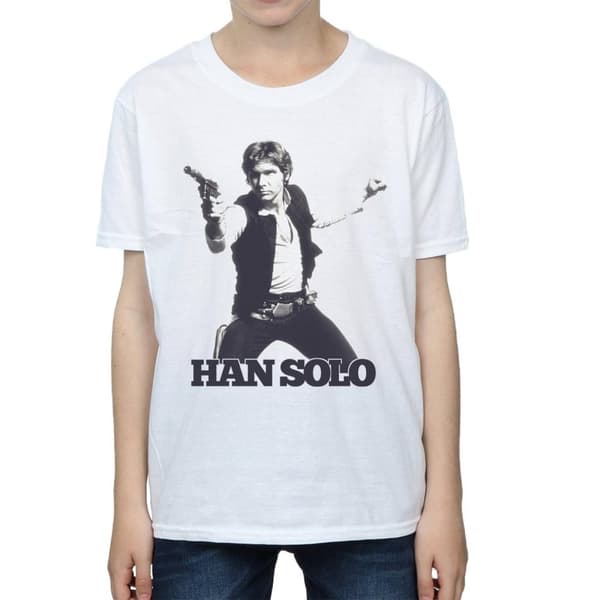 Star Wars Han Solo Retro Photo T-shirt för pojkar