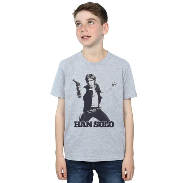 Star Wars Han Solo Retro Photo T-shirt för pojkar