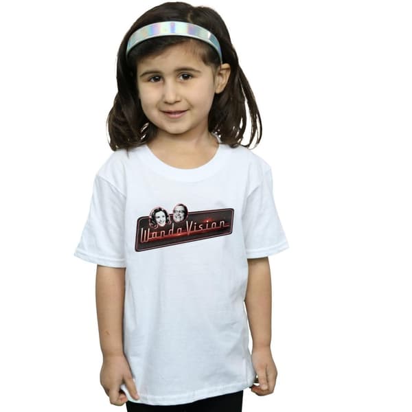 Marvel Girls WandaVision Smiles Cotton T-Shirt