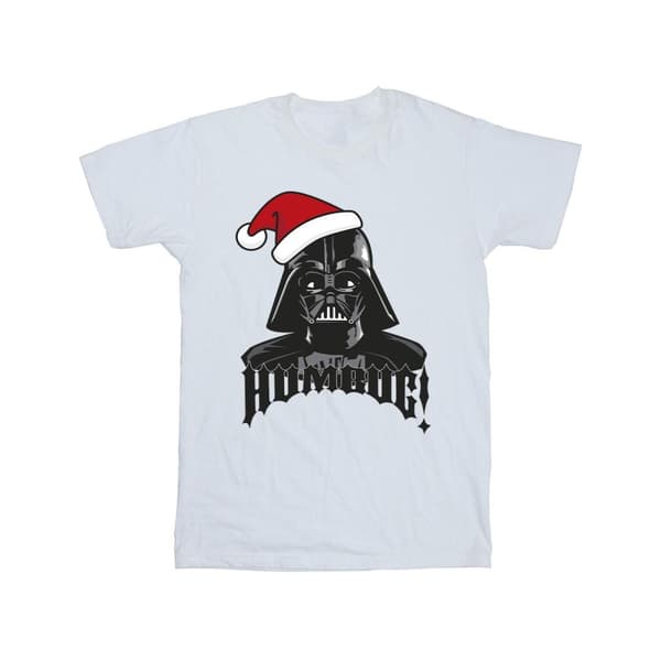 Star Wars Boys Episode IV: A New Hope Darth Vader Humbug T-Shirt White 3-4 Years