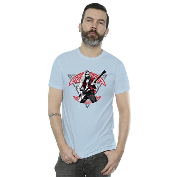 Marvel Mens Thor Love And Thunder Solo Guitar T-Shirt
