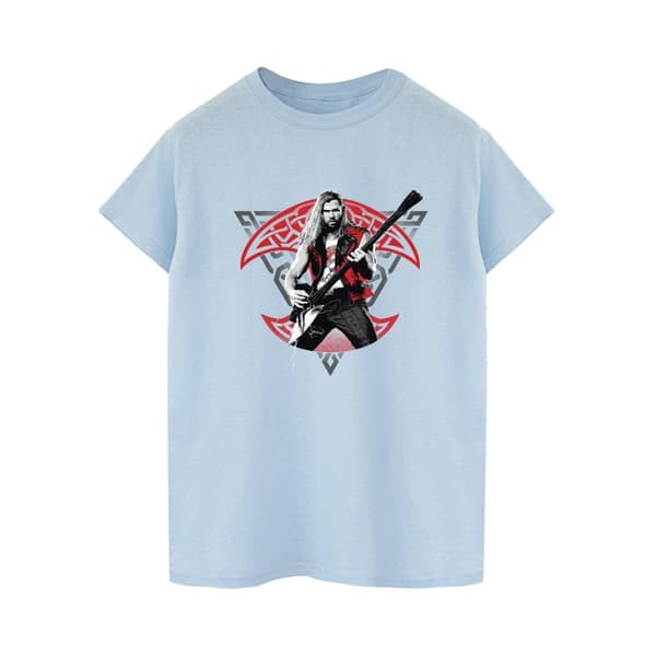 Marvel Mens Thor Love And Thunder Solo Guitar T-Shirt
