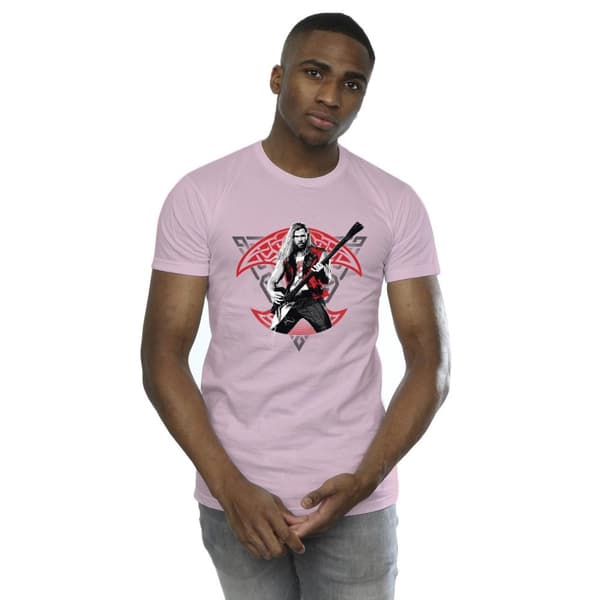 Marvel Mens Thor Love And Thunder Solo Guitar T-Shirt