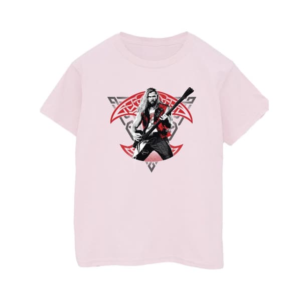 Marvel Mens Thor Love And Thunder Solo Guitar T-Shirt