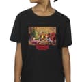 Miniatyrbild 3 av 4: Netflix Stranger Things Christmas Gathering T-shirt i bomull för flickor