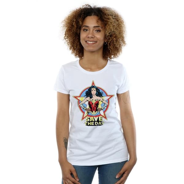 DC Comics Womens/Ladies Wonder Woman 84 Star Design Cotton T-Shirt