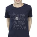 Pikkukuva 3 / 4: Star Wars Boys The Mandalorian May The Force Mando T-Shirt