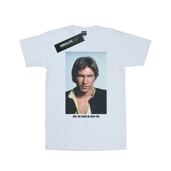 Star Wars Han Solo May The Force - pojkvänströja i bomull för damer/kvinnor