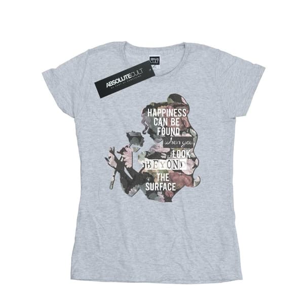 Disney Princess Womens/Ladies Belle Happiness Cotton T-Shirt