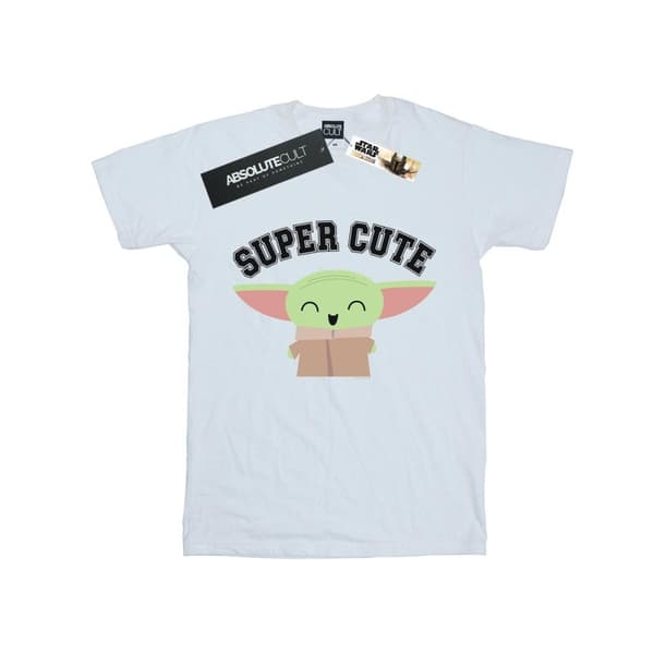 Star Wars Girls The Mandalorian Super Cute Cotton T-Shirt