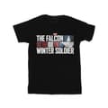 Miniatyrbild 1 av 3: Marvel Mens The Falcon And The Winter Soldier - T-shirt med logotyp