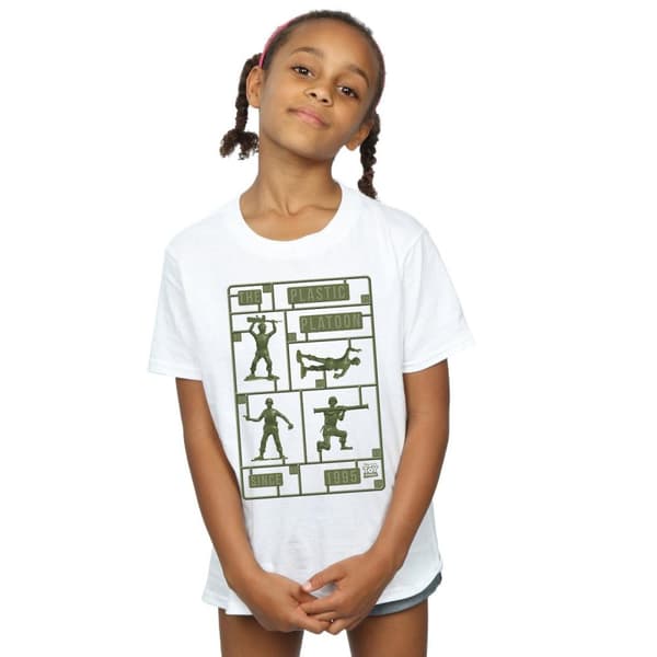 Disney T-shirt i bomull för flickor Toy Story The Plastic Platoon