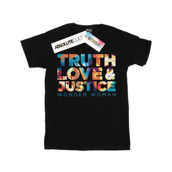 DC Comics Mens Wonder Woman 84 Diana Truth Love Justice - T-shirt