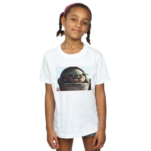 Star Wars Girls The Mandalorian Don´t Make Me T-shirt i bomull