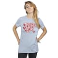 Miniatyrbild 2 av 3: DC Comics Dam/Lady Supergirl Retro Logo Boyfriend T-shirt i bomull