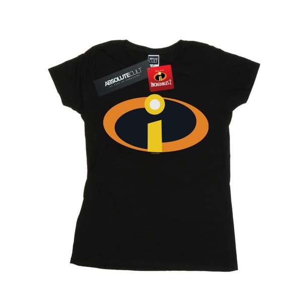 Disney Womens/Ladies The Incredibles Costume Logo Cotton T-Shirt