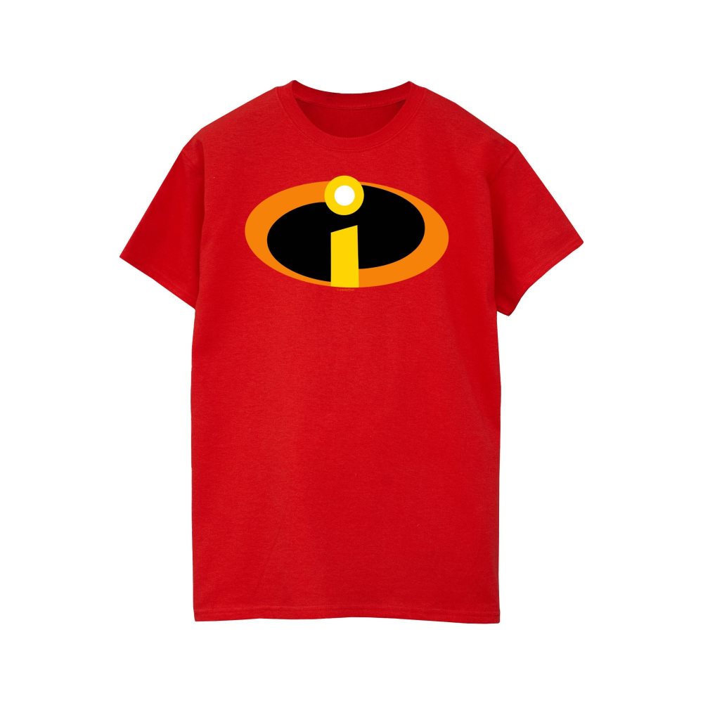Disney Dam/Tjej The Incredibles Kostym Logo Bomulls-T-shirt