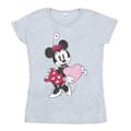 Miniatyrbild 1 av 4: Disney Dam/Tjej Minnie Mouse Love Heart T-shirt i bomull