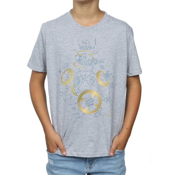Star Wars Boys The Last Jedi BB-8 Deconstructed T-Shirt