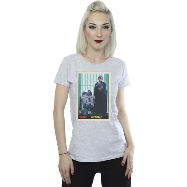 Star Wars Womens/Ladies The Mandalorian MTFBWY Cotton T-Shirt