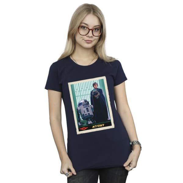 Star Wars Womens/Ladies The Mandalorian MTFBWY Cotton T-Shirt