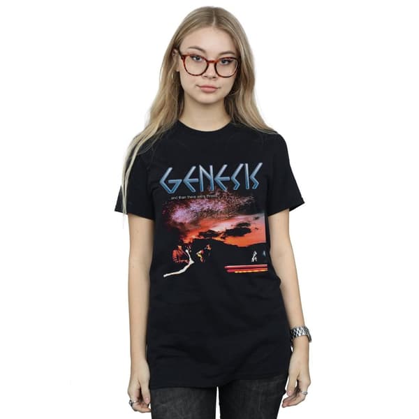 Genesis Womens/Ladies And Then There Were Three Cotton Boyfriend T-Shirt